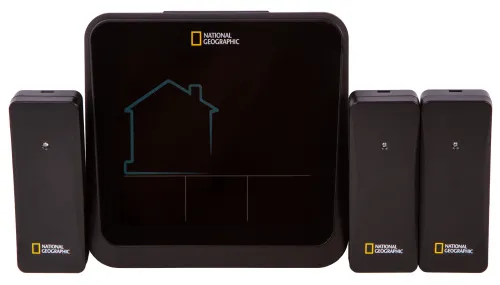 фотография Цветна метеорологична станция Bresser National Geographic VA с 3 външни сензора,  4