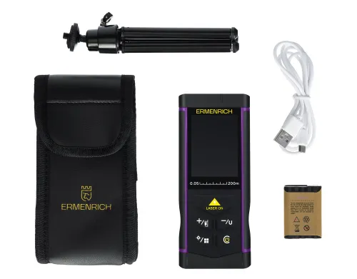 снимка Лазерен измерител Ermenrich PRO LR200, с камера,  2