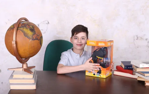 изображение Микроскоп Bresser National Geographic 40–640x с адаптер за смартфон,  9