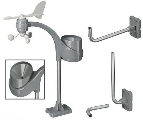 картинка Метеорологична станция Bresser ClimaTemp XXL с дървен дизайн,  10