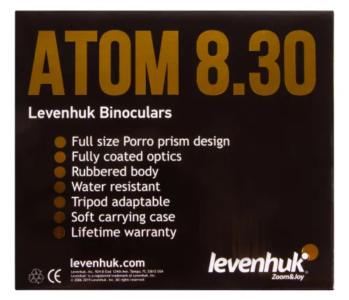 картинка Бинокъл Levenhuk Atom 8x30,  15