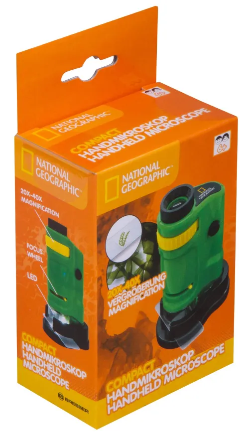 изображение Ръчен микроскоп Bresser National Geographic 20–40x,  10