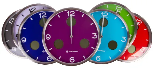 снимка Стенен часовник термо/хигро Bresser Bresser Optus MyTime Bresser MyTime io NX 30 cm, бял,  11