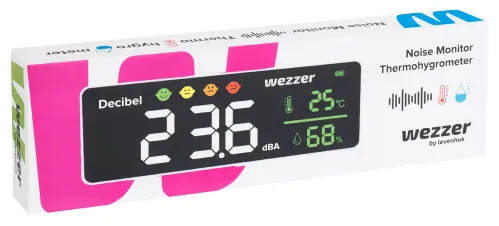 снимка Термохигрометър с монитор за звук Levenhuk Wezzer Teo TH70,  8