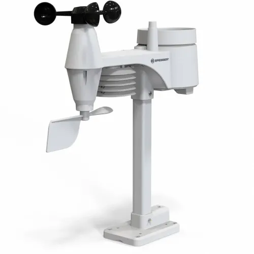 снимка Метеорологична станция Bresser Wi-Fi 5-в-1 с цветен дисплей, бяла,  3