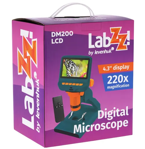 фотография Цифров микроскоп Levenhuk LabZZ DM200 LCD,  14