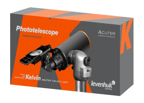 картинка Фототелескоп Levenhuk Kelvin MAK90 AZ GOTO Wi-Fi,  9