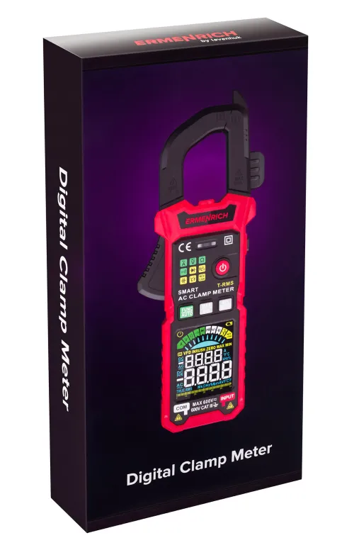 картинка Цифрови амперметър клещи Ermenrich Ping MK30,  10