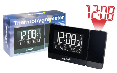 изображение Термометър с проектор и часовник Levenhuk Wezzer BASE L70,  2