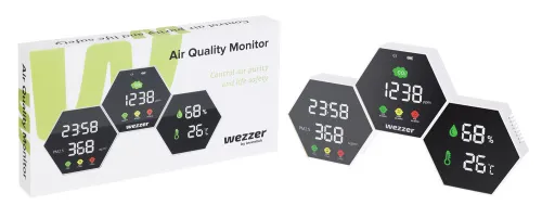 снимка Монитор за качество на въздуха Levenhuk Wezzer Air PRO DM50,  3