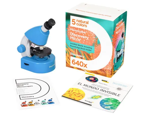 снимка Микроскоп Levenhuk Discovery Micro с книга,  4