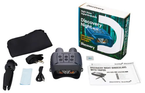 картинка Цифров бинокъл за нощно виждане Levenhuk Discovery Night BL10 с триножник,  2