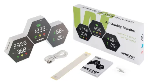 снимка Монитор за качество на въздуха Levenhuk Wezzer Air PRO DM50,  2