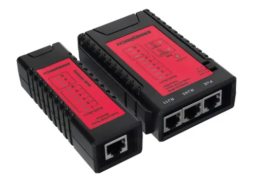 снимка Кабелен и PoE тестер Ermenrich NetGeeks NP10,  5