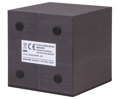 картинка Настолен будилник Bresser MyTime WAC, черен,  8
