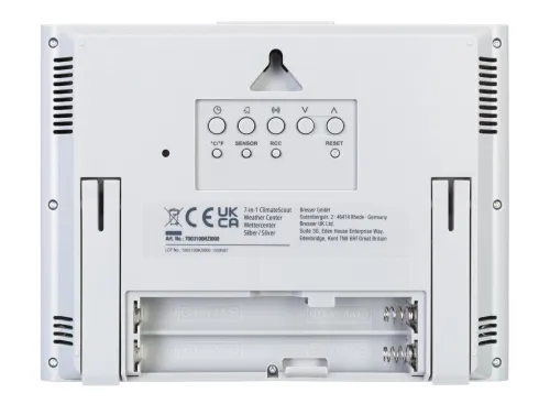 изображение Метеорологичната станция Bresser RC 7-в-1, сребриста,  7