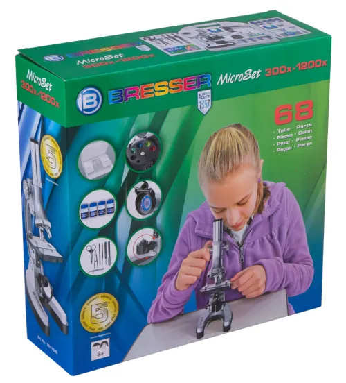 фотография Микроскоп Bresser Junior Biotar 300–1200x с калъф,  11