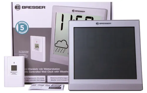 фотография Mетеорологична станция Bresser TemeoTrend JC LCD RC, сребриста,  2