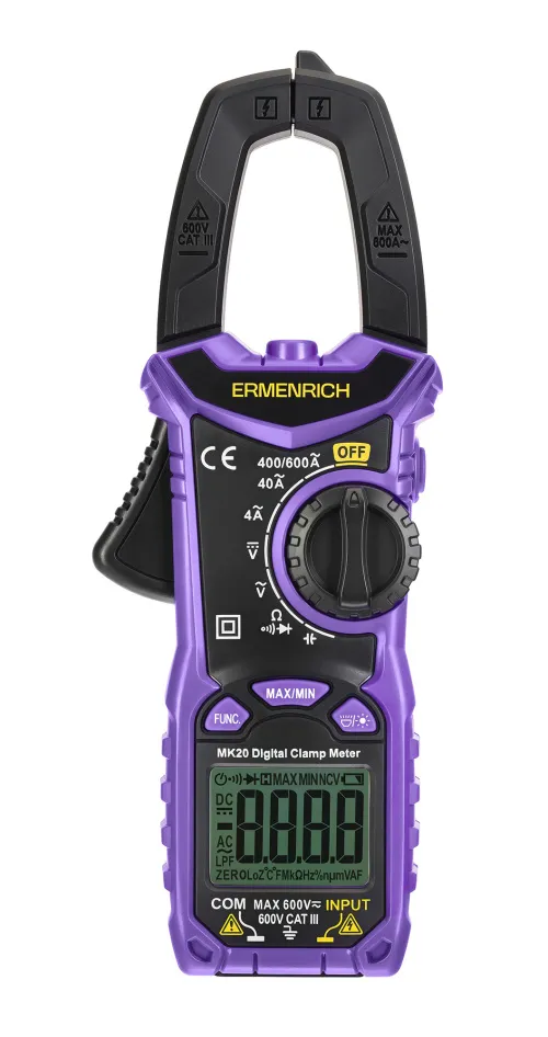 картинка Цифрови амперметър клещи Ermenrich Ping MK20,  3