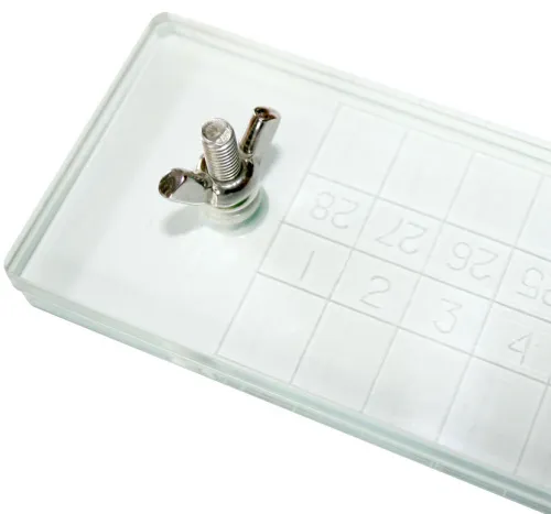 снимка Компресионно стъкло за трихинели Levenhuk CR10,  6