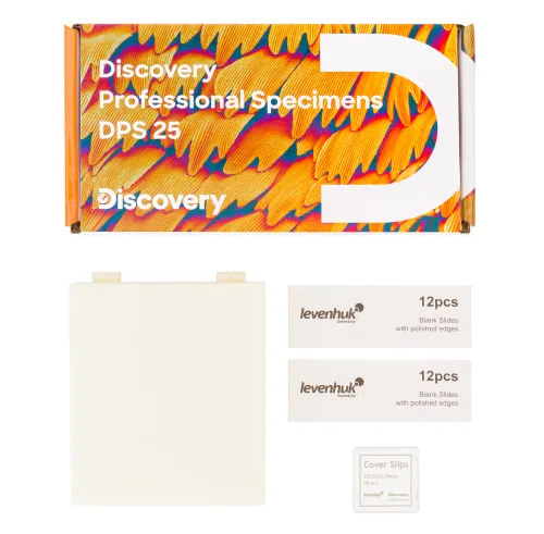 изображение Набор от микропрепарати Levenhuk Discovery Prof DPS 25. „Биология, птици и др.“,  4