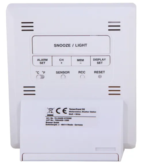 снимка Метеорологична станция Bresser TemeoTrend SQ RC,  5