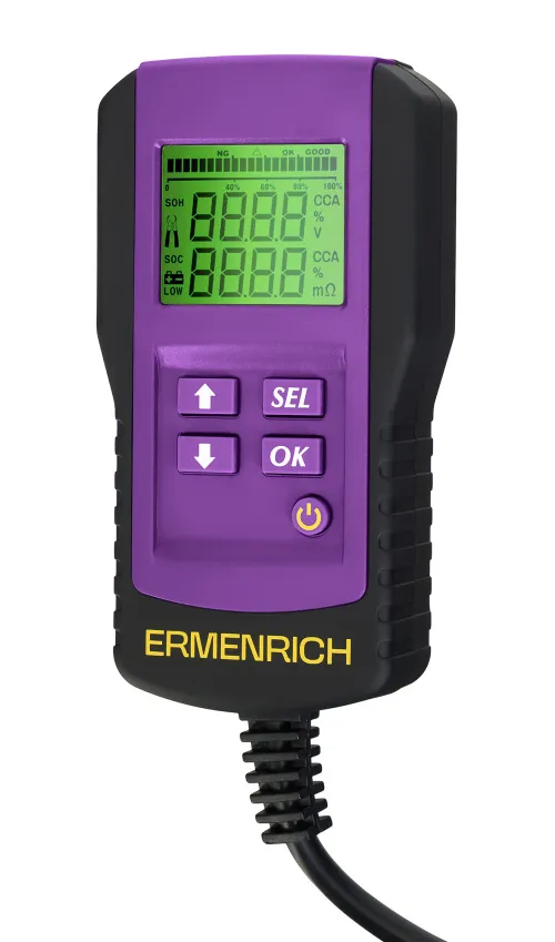картинка Тестер за акумулатори Ermenrich Zing AL45,  2