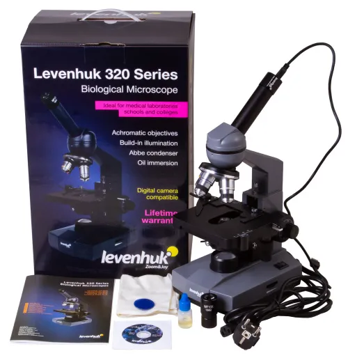 фотография Цифров монокулярен микроскоп Levenhuk D320L BASE 3M,  2