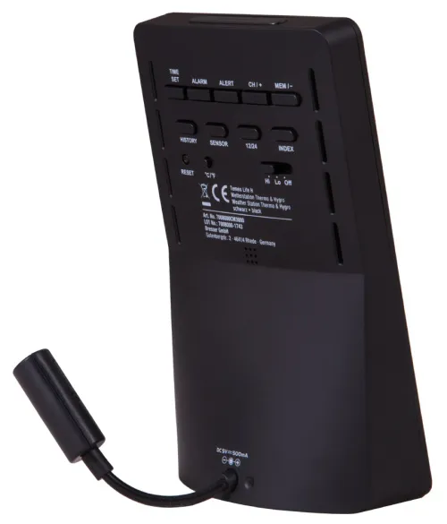 снимка Метеорологична станция Bresser Temeo Life H с цветен дисплей, черна,  5