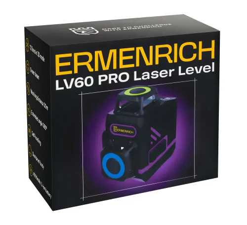 картинка Лазерен нивелир Ermenrich PRO LV60,  10