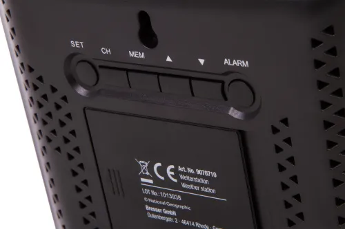 фотография Цветна метеорологична станция Bresser National Geographic VA с 3 външни сензора,  8