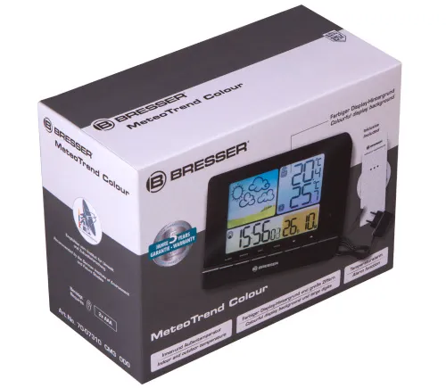 изображение Цветна метеорологична станция Bresser MeteoTrend,  10
