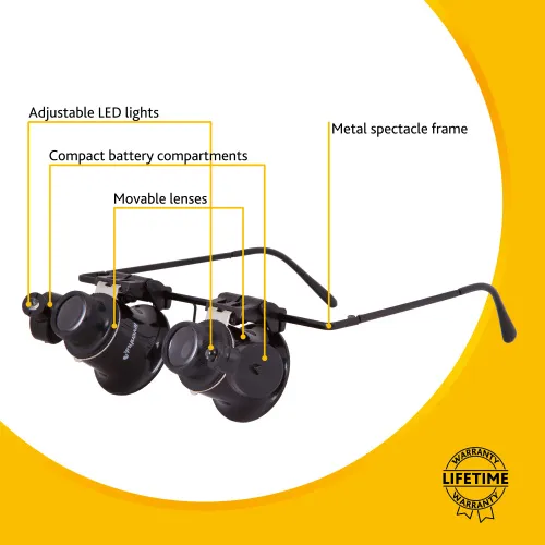 изображение Увеличителни очила Levenhuk Zeno Vizor G2,  12