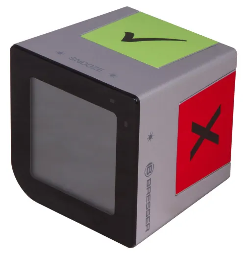 снимка Настолен будилник Bresser FlipMe Alarm Clock, сребрист,  5