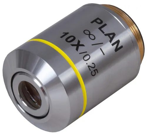 картинка Планахроматичен обектив с корекция до безкрайност Levenhuk MED 10x,  2