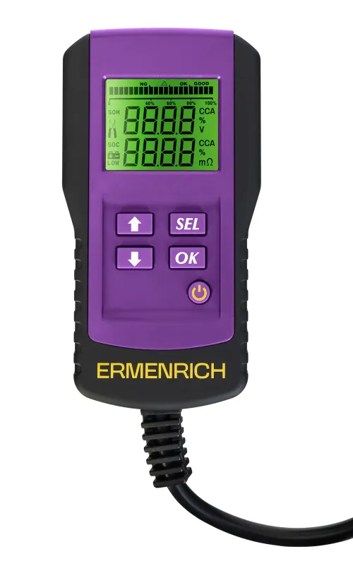 картинка Тестер за акумулатори Ermenrich Zing AL45,  3