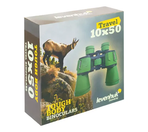 картинка Бинокъл Levenhuk Travel 10x50,  12