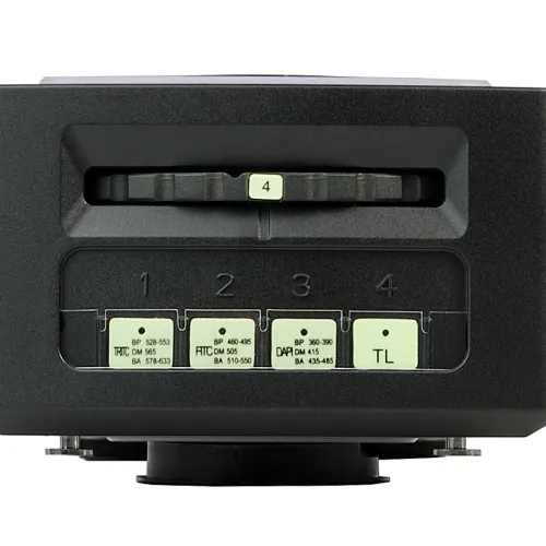 картинка Епи-флуоресцентна приставка MAGUS Epi-FL04 LED, флуоресцентни филтърни кубчета FITC/TRITC/DAPI,  9