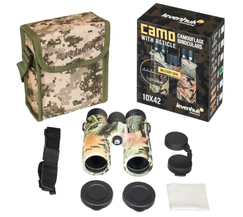 фотография Бинокъл с решетка Levenhuk Camo 10x42,  5