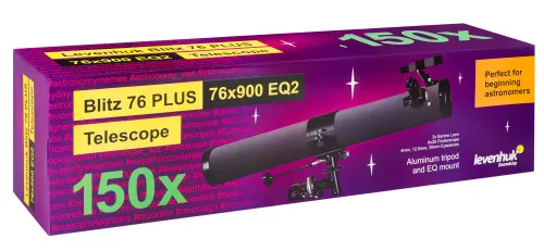 снимка Телескоп Levenhuk Blitz 76 PLUS,  12