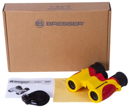 фотография Бинокъл за деца Bresser Junior 6x21, жълт,  2