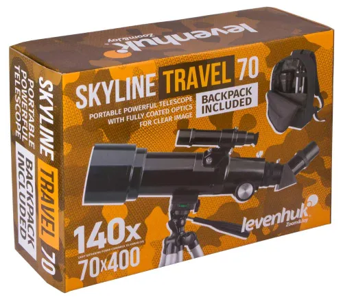 снимка Телескоп Levenhuk Skyline Travel 70,  16