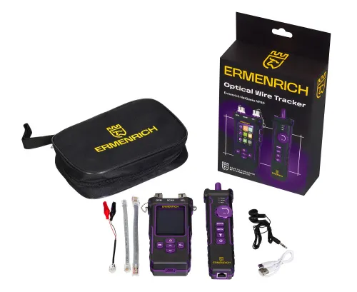 снимка Оптичен търсач за кабели Ermenrich NetGeeks NP60,  2