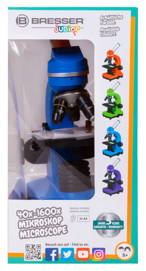 изображение Микроскоп Bresser Junior Biolux SEL 40–1600x,  13