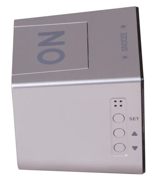 снимка Настолен будилник Bresser FlipMe Alarm Clock, сребрист,  6