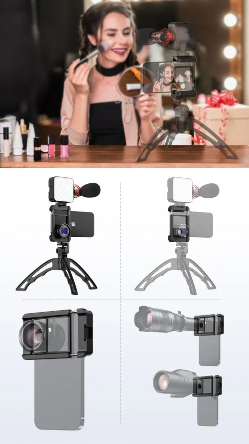 картинка Мини клетка за смартфон Levenhuk Kelvin RIG1,  2