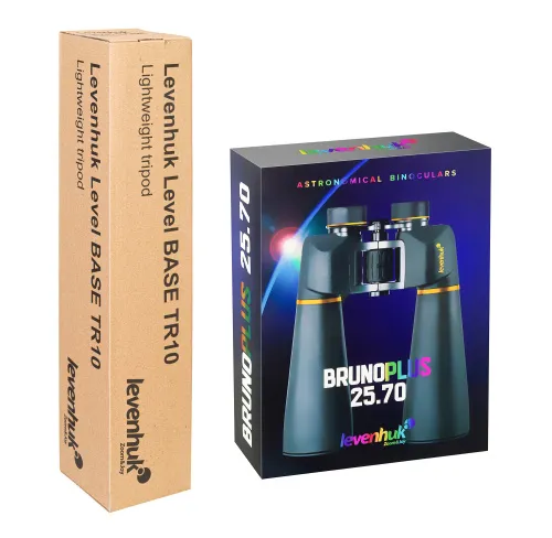 фотография Комплект бинокъл Levenhuk Bruno PLUS 25x70 и триножник ,  16