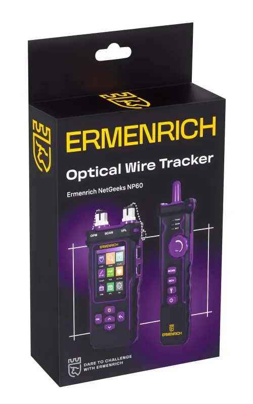 снимка Оптичен търсач за кабели Ermenrich NetGeeks NP60,  13