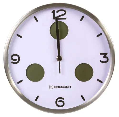 снимка Стенен часовник термо/хигро Bresser Bresser Optus MyTime Bresser MyTime io NX 30 cm, бял,  5
