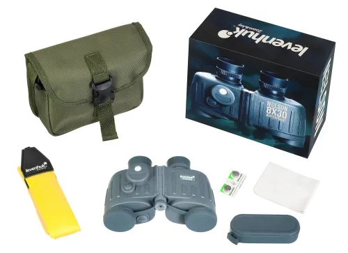 снимка Бинокъл Levenhuk Nelson 8x30 с решетка и компас,  2